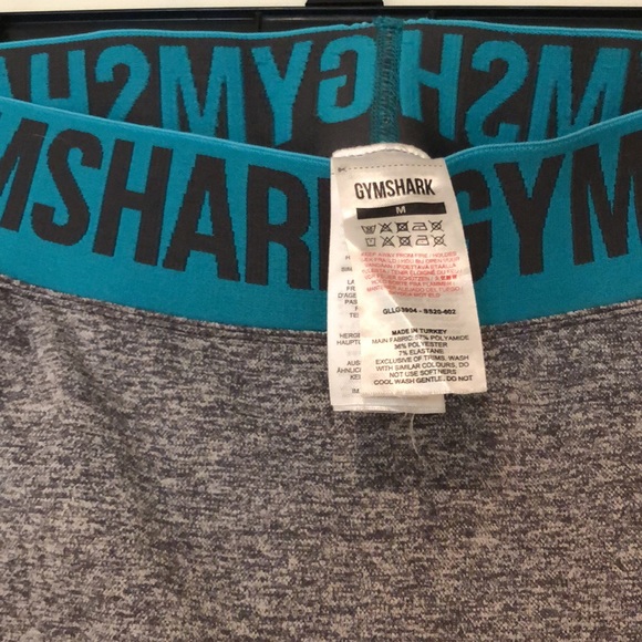 Grey gymshark long length workout leggings - Picture 2 of 3